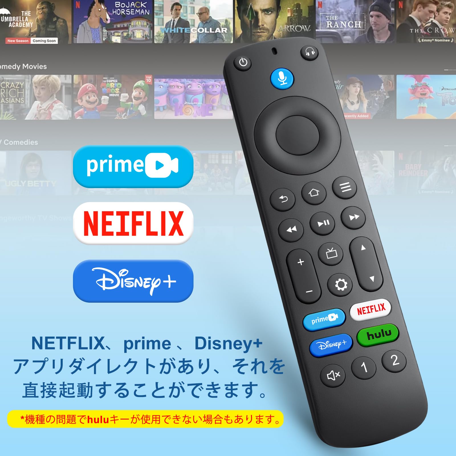 Amazon.co.jp: Remote control for Fire Stick TV Compatible with